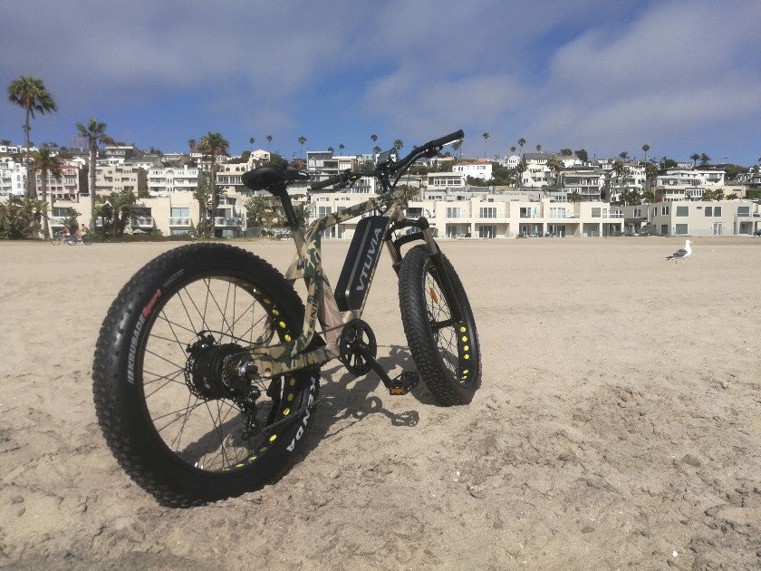 What are the features of fat tire electric bicycles?