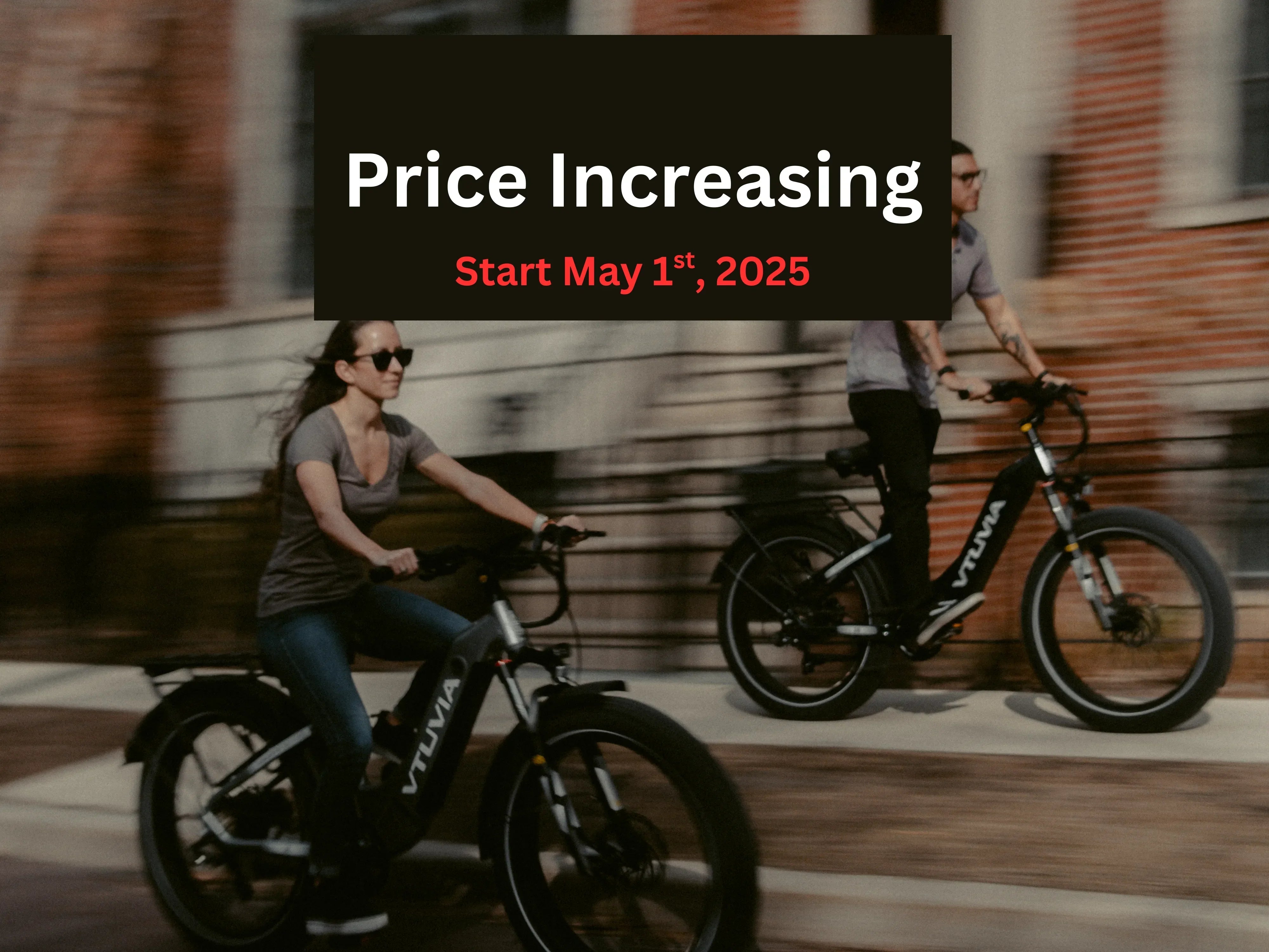 📢 Important Notice: VTUVIA E-bike Price Adjustment Starting May 1st