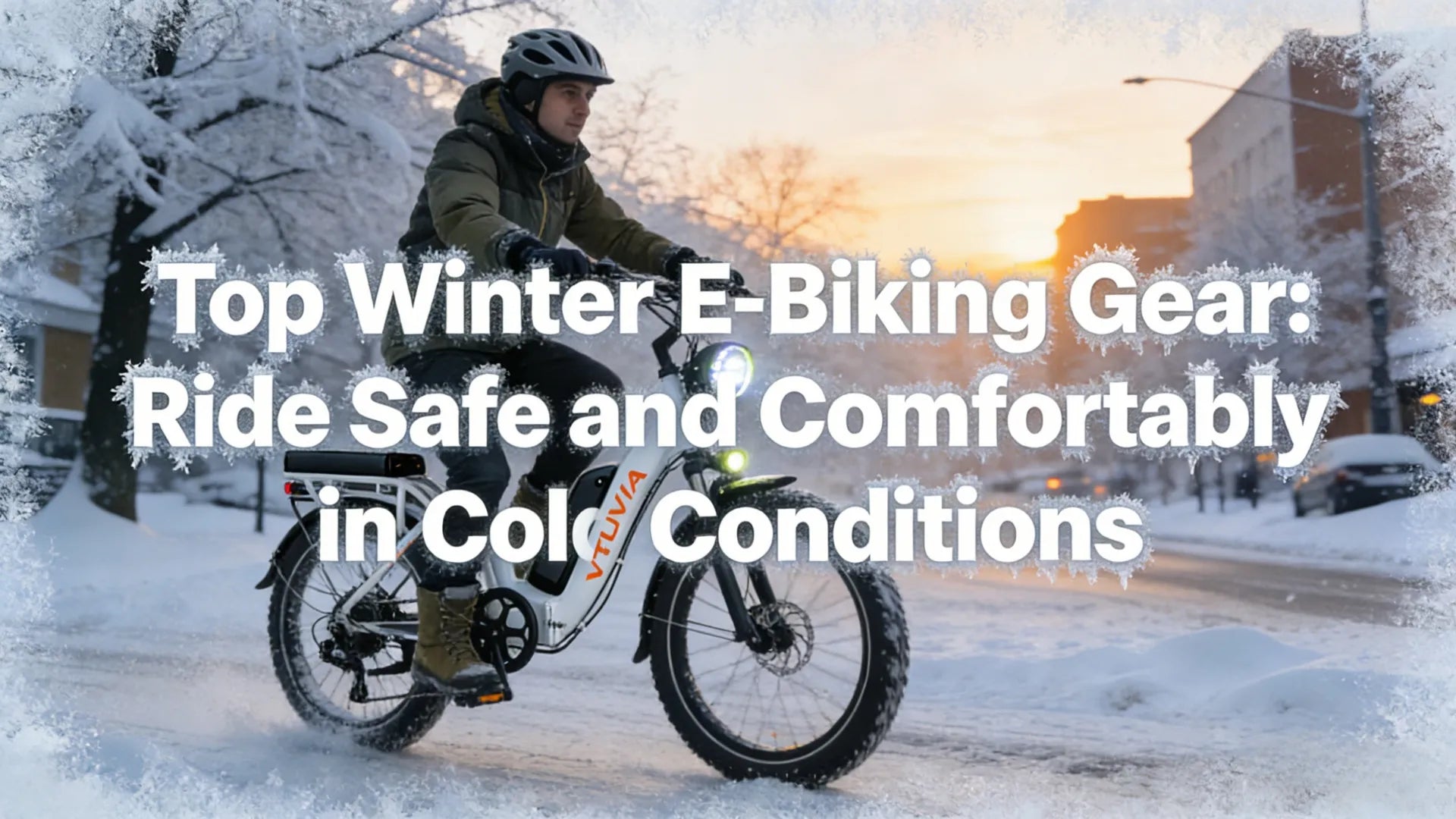 Top Winter E-Biking Gear: Ride Safe and Comfortably in Cold Conditions