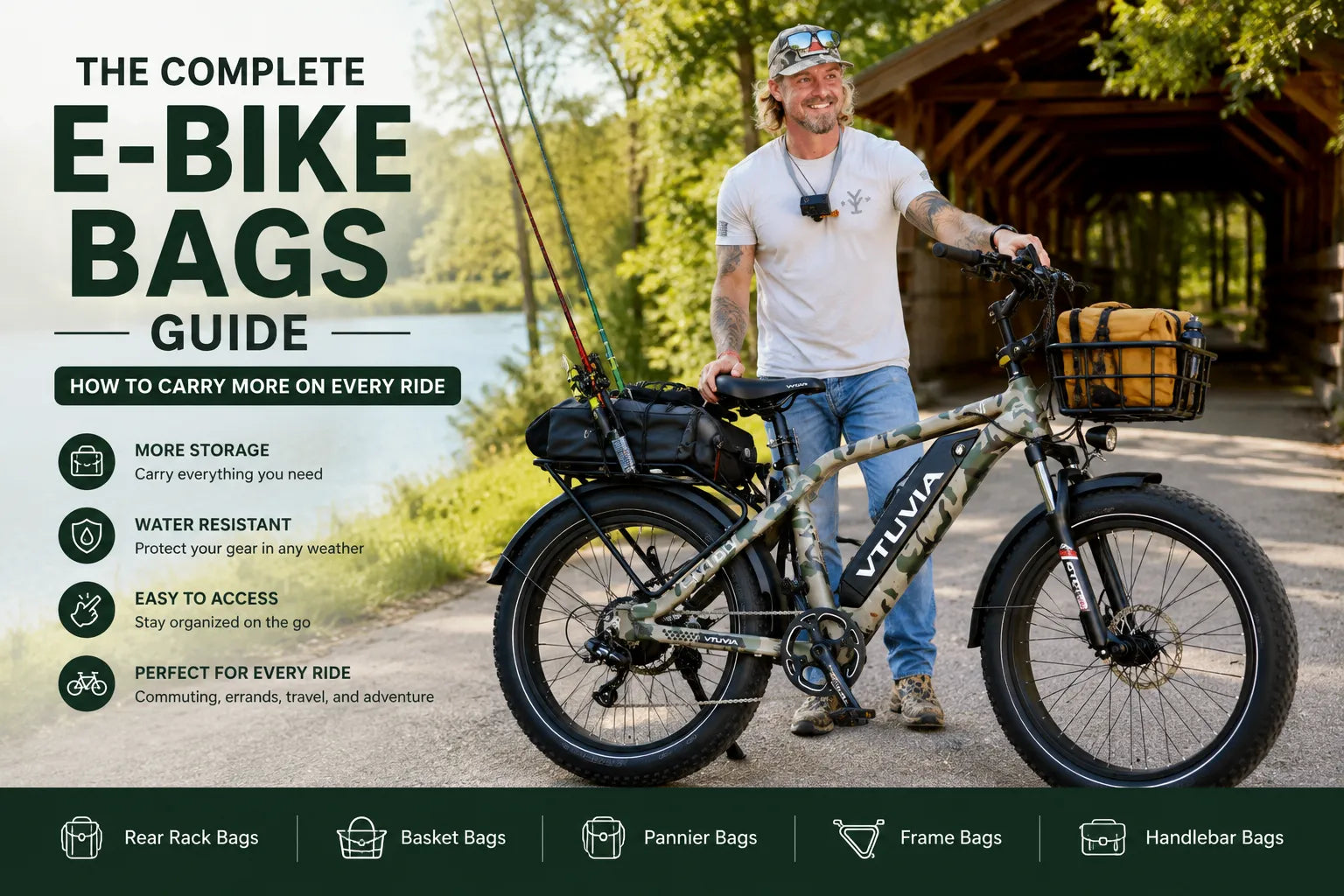 The Complete E-Bike Bags Guide: How to Carry More on Every Ride