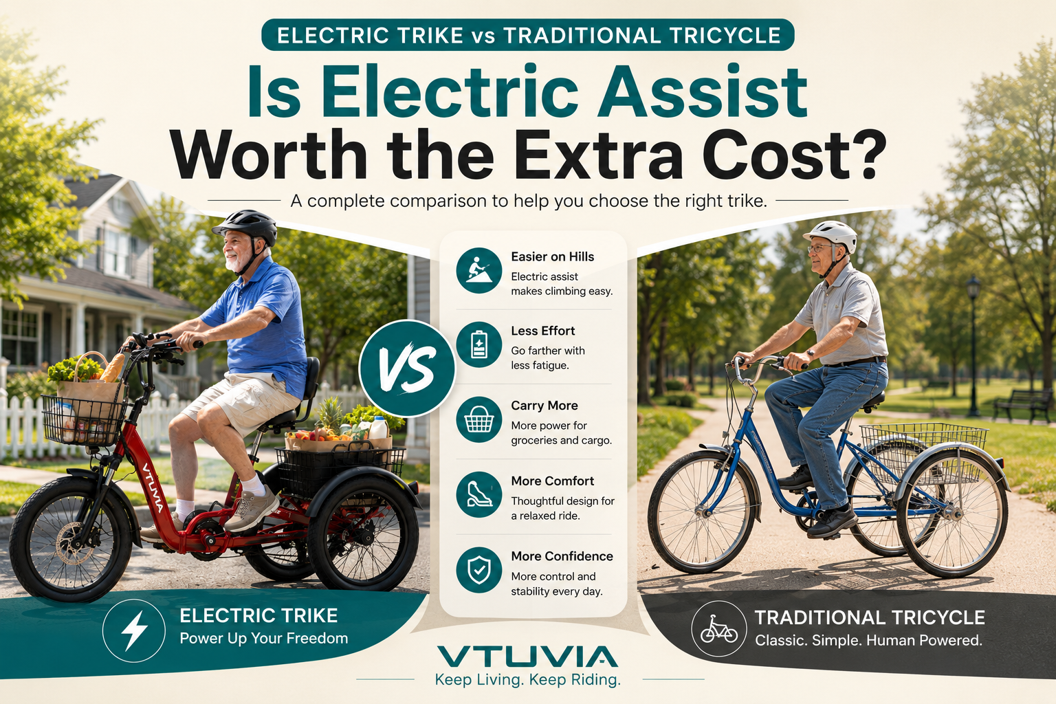 Electric Trike vs Traditional Tricycle: Is Electric Assist Worth the Extra Cost?