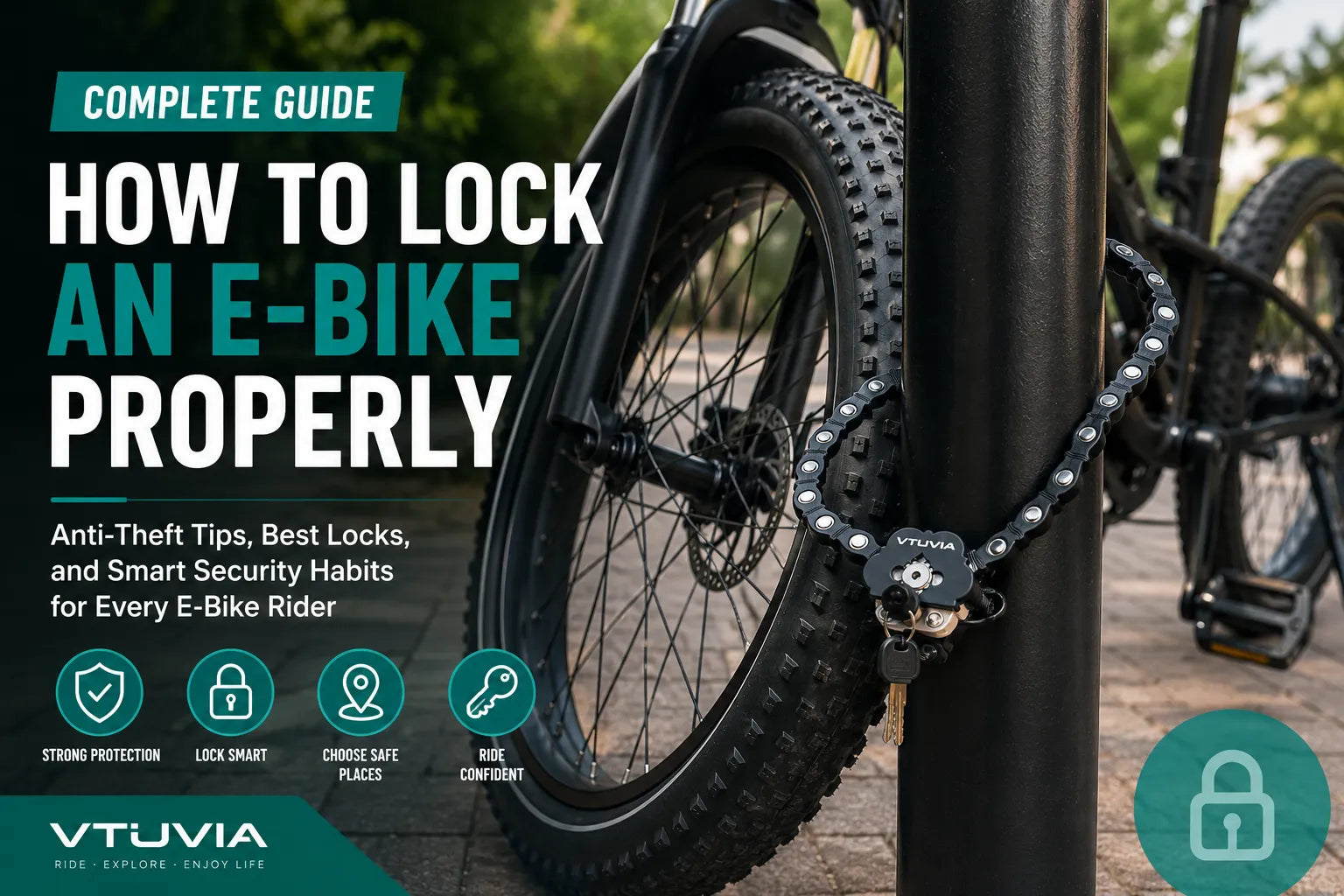 How to Lock an E-Bike Properly: Complete Anti-Theft Guide for Electric Bike Owners
