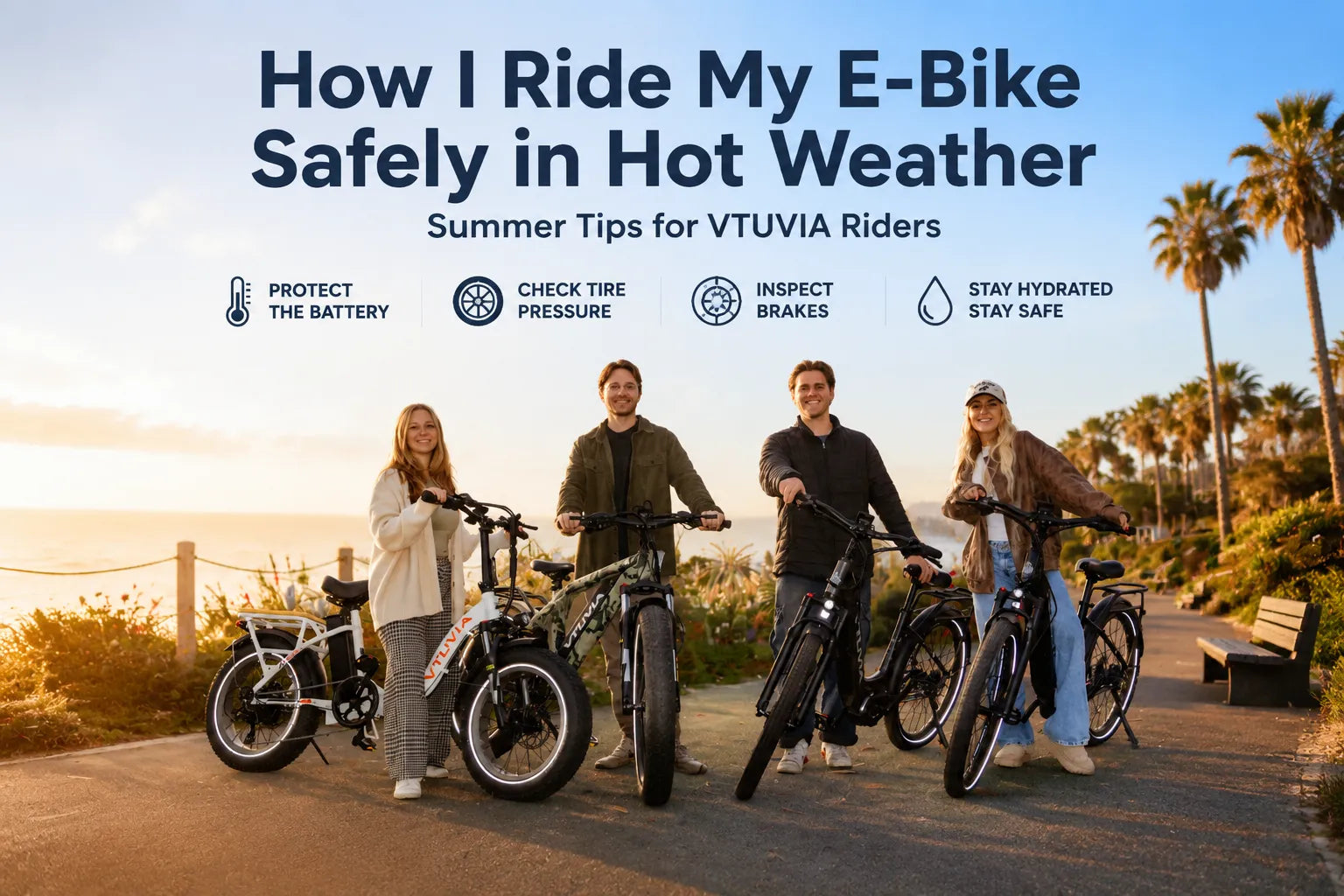 How to Ride an E-Bike in Hot Weather: Summer Safety Tips for Riders and Batteries
