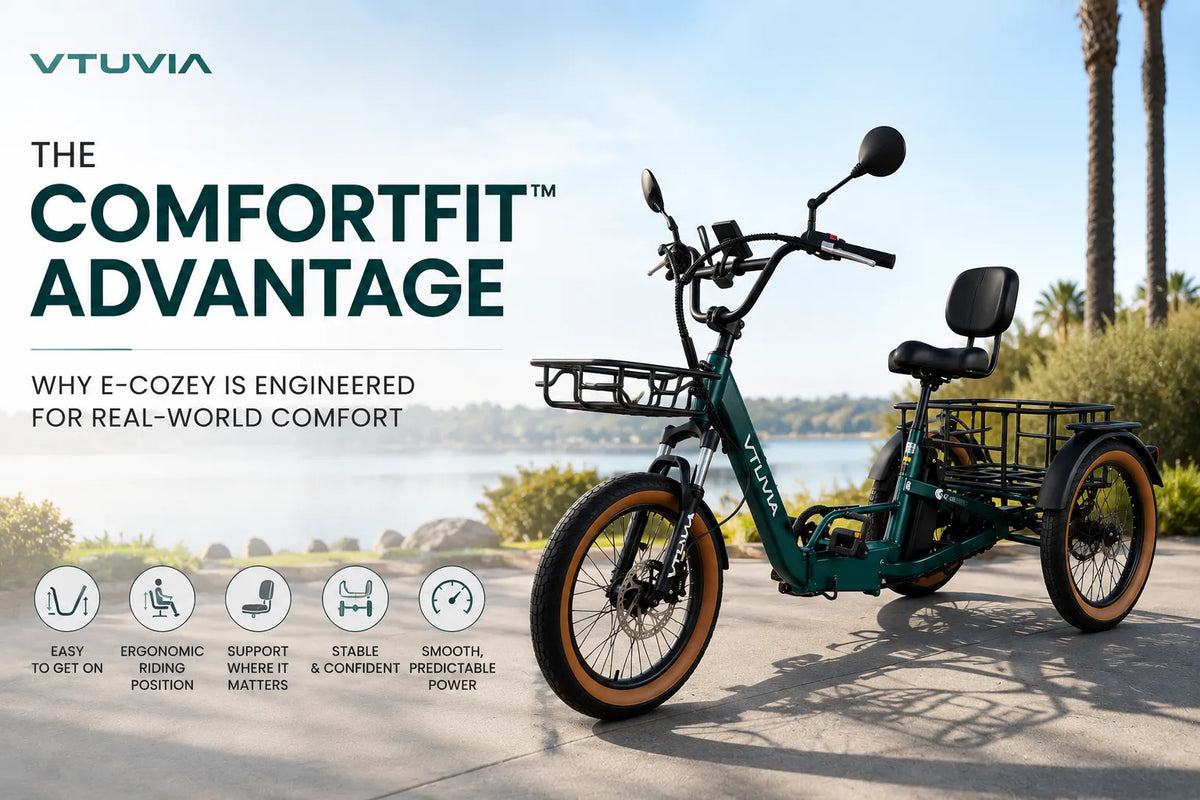 ComfortFit™ Ergonomic System: Why Electric Trike Comfort Starts with Better Design