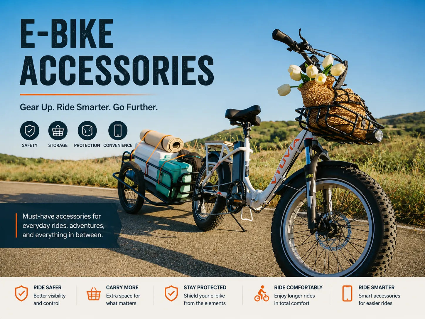 Must-Have E-Bike Accessories for Safety, Storage, and Everyday Riding (2026 Guide)