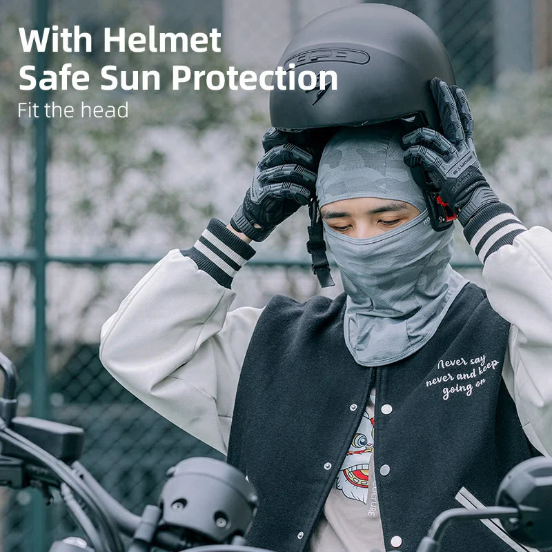 ROCKBROS Summer Ice Silk Balaclava Face Mask