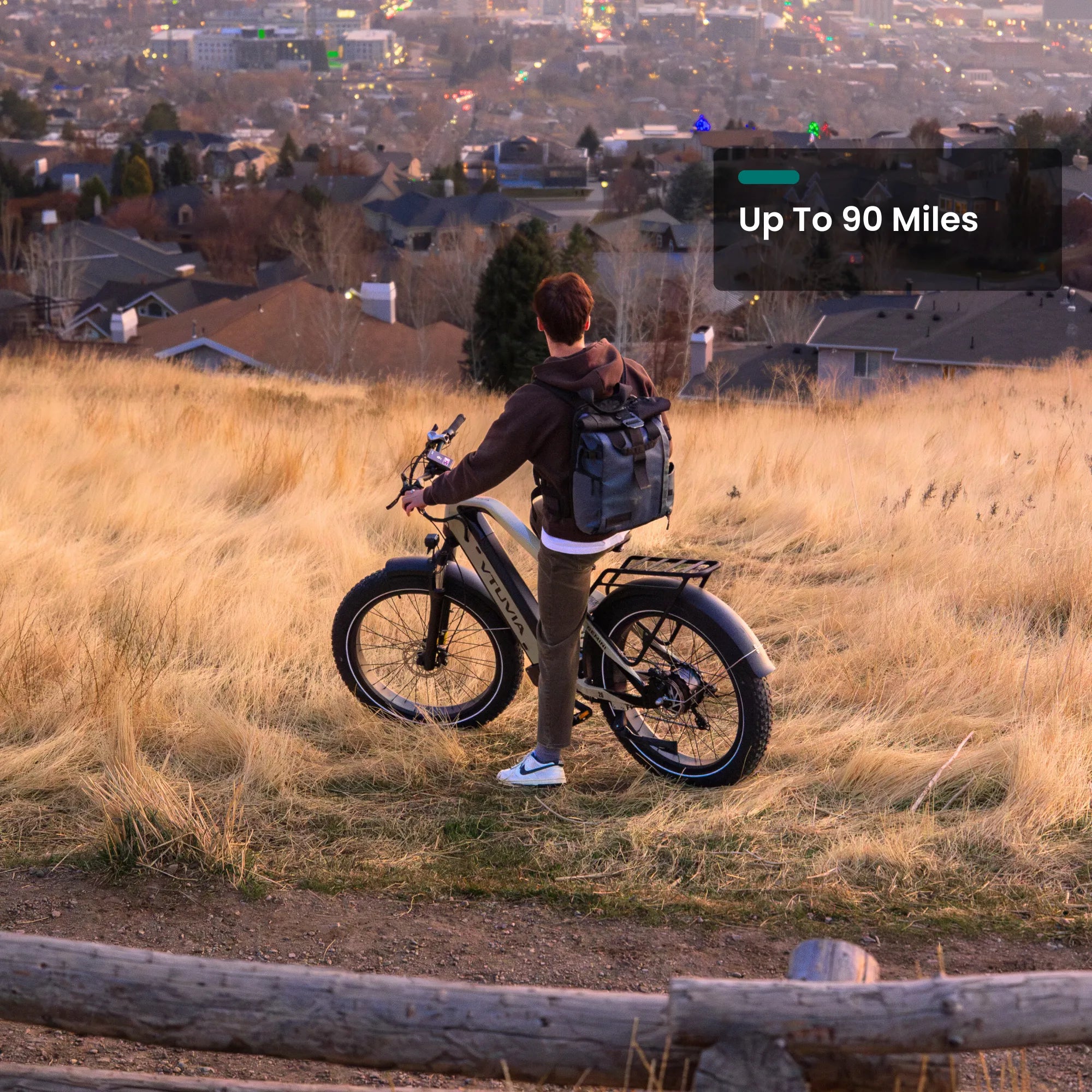 Gemini long range e-bike with 52V dual battery and powerful motor