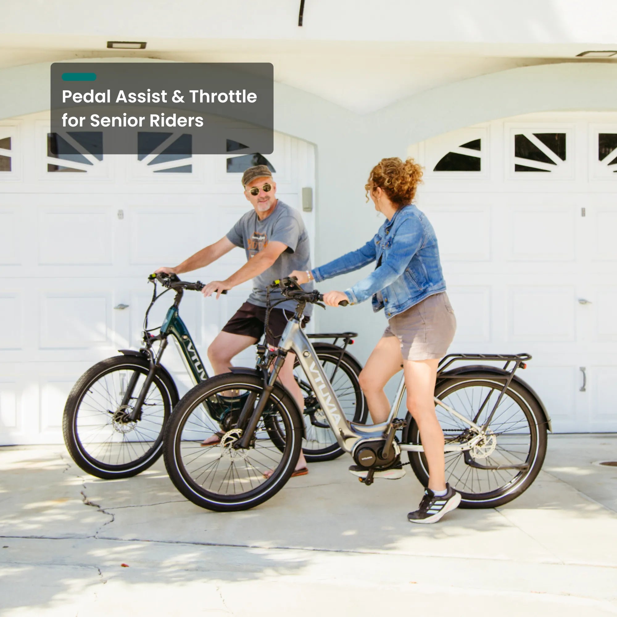 CMB Pro senior friendly commuter e-bike with safe design #color-metallic-Silver