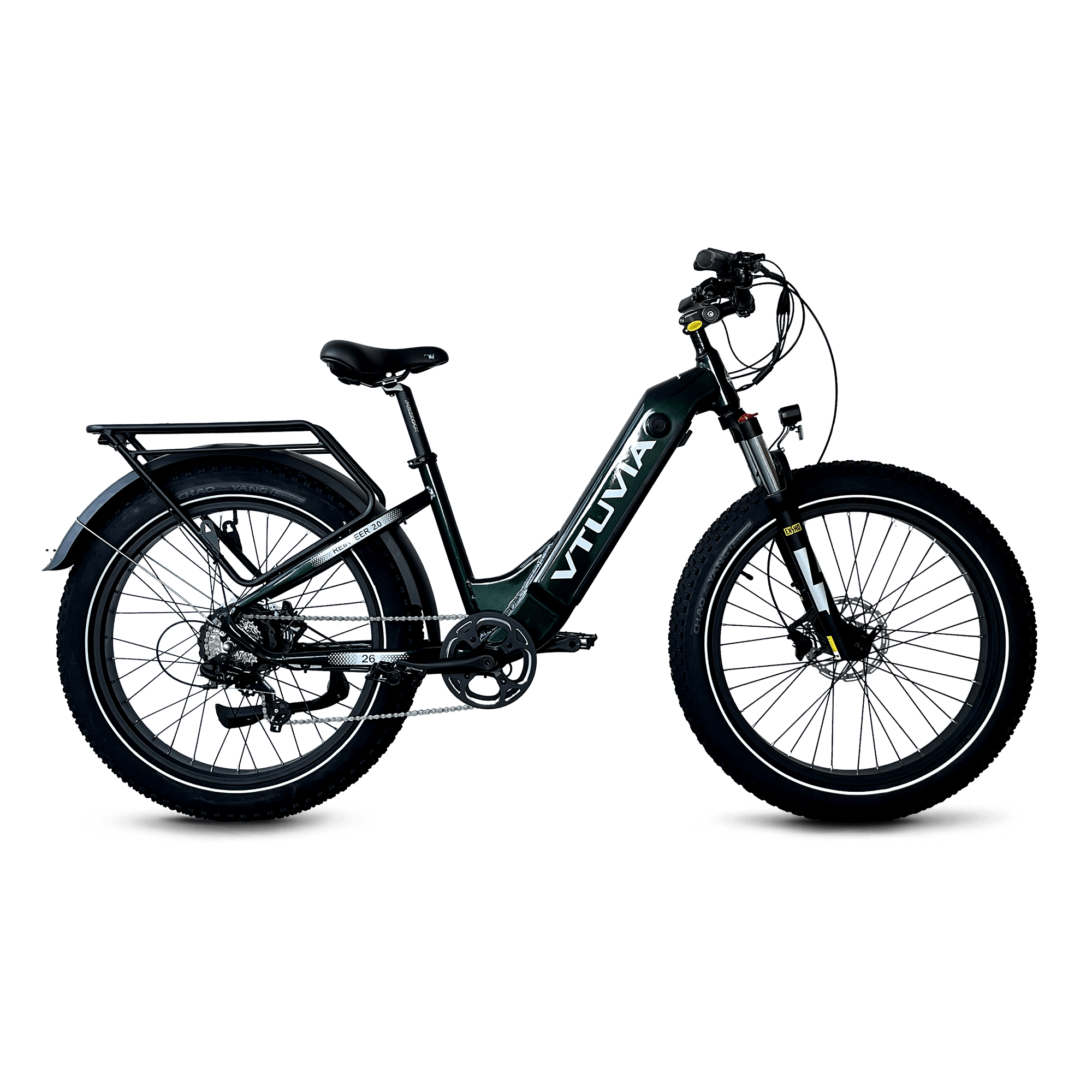 VTUVIA Reindeer 2.0 Long Range UL-Certified Fat Tires Torque Sensor Step-Thru Off-Road All Terrain E-Bike