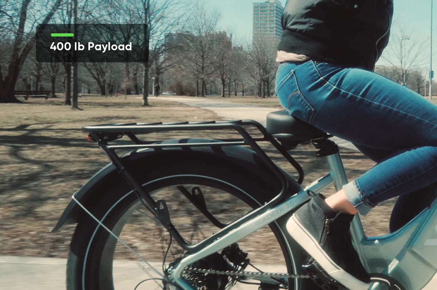Fat Tire Step-thru 750W Electric Bike | VTUVIA Reindeer