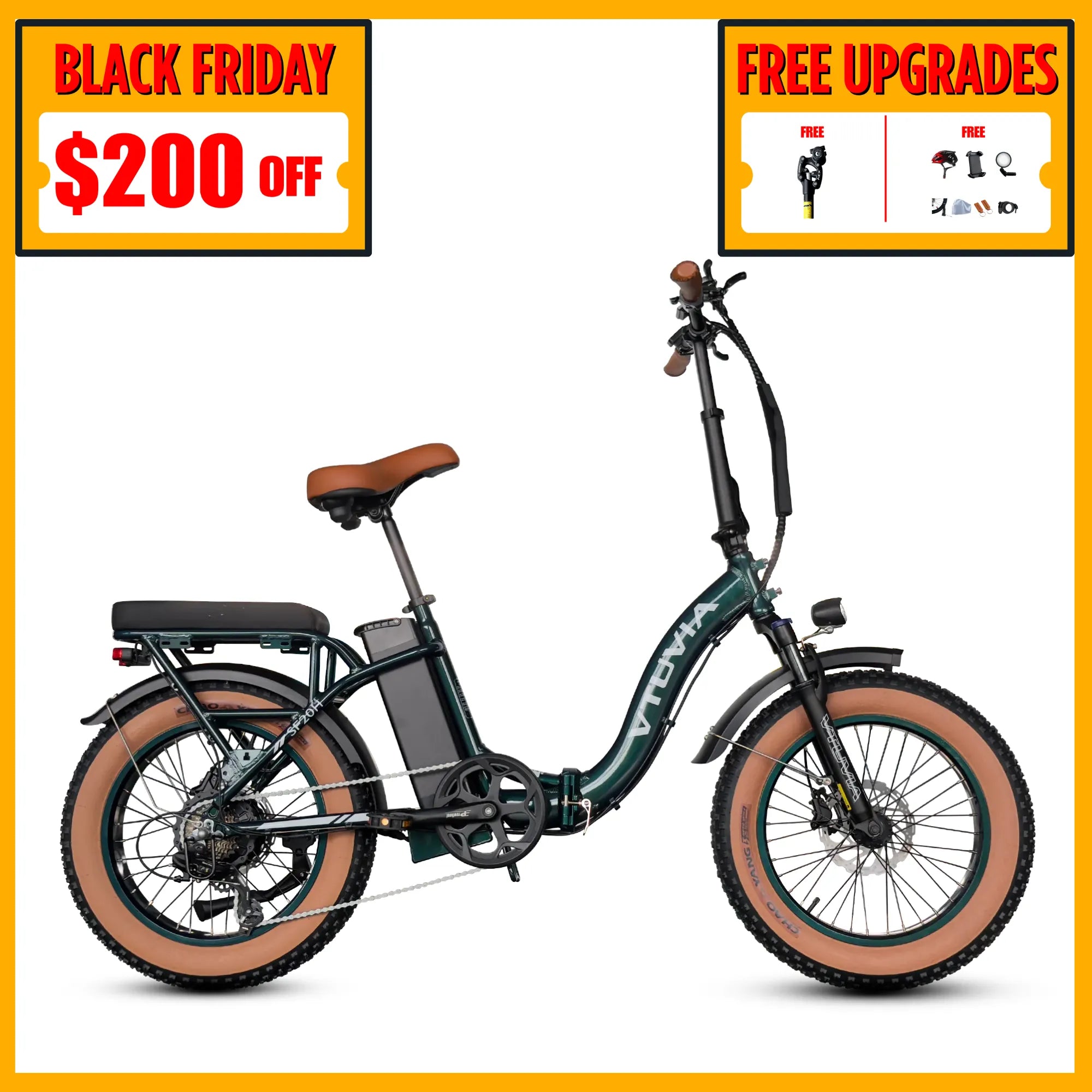 Folding Electric Cargo Bikes | VTUVIA SF20H E-bike