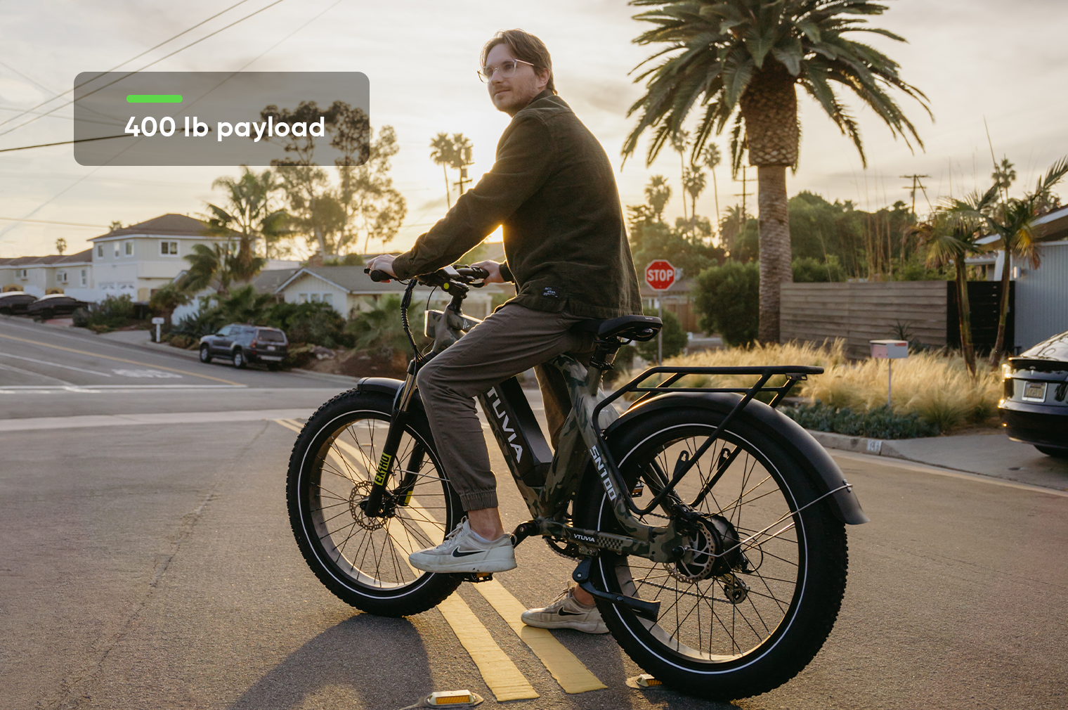 750W Hunting Fat Tire eBike | VTUVIA SN100