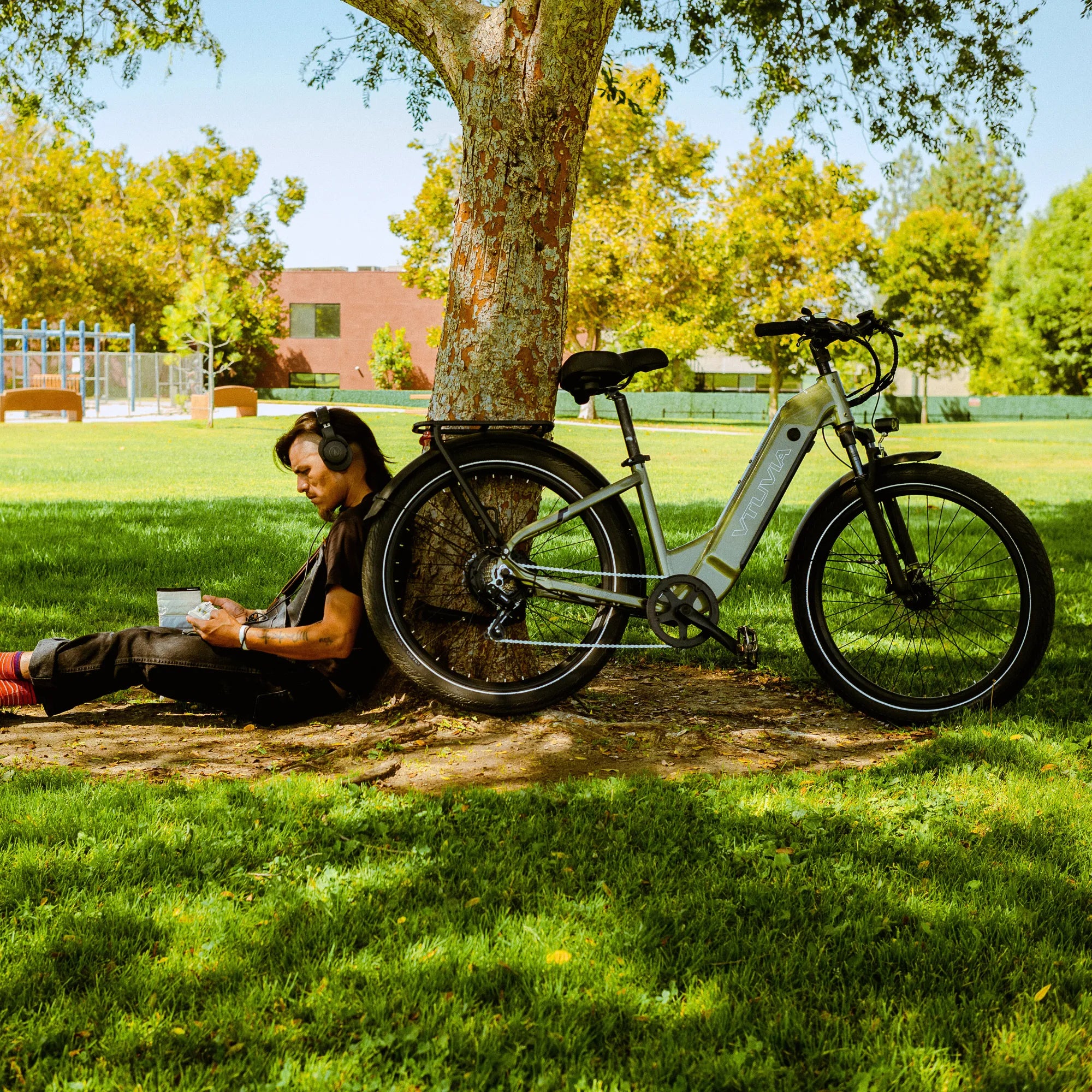 step through electric bike long range electric bike VTUVIA Zeal LT7 cheap electric bike for city riding