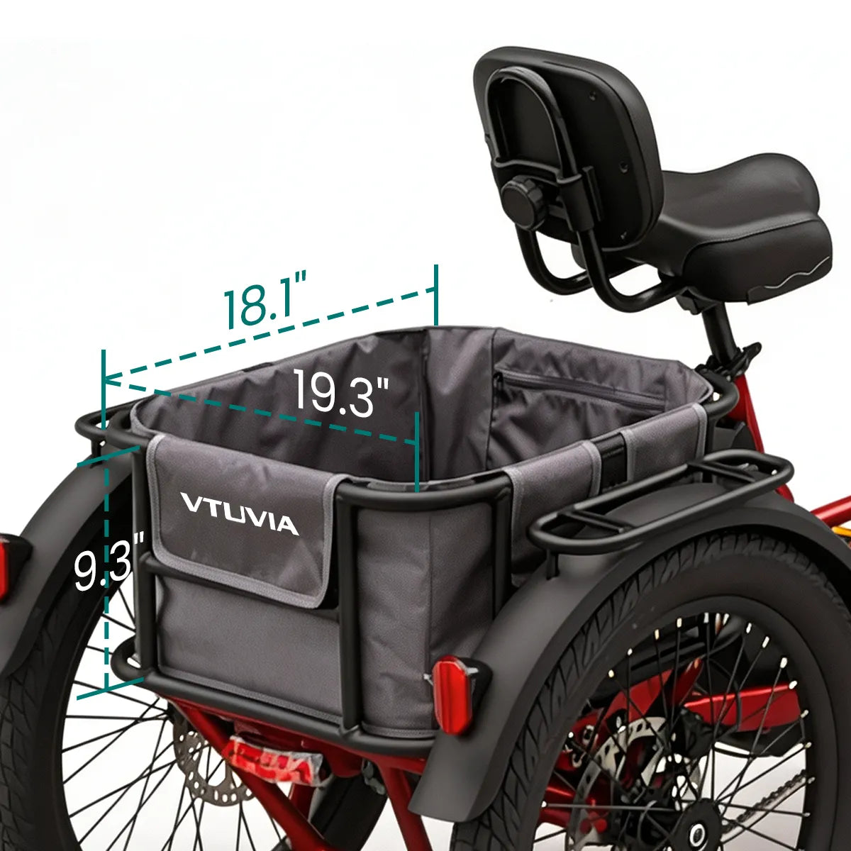 VTUVIA Etrike Rear Basket Bag