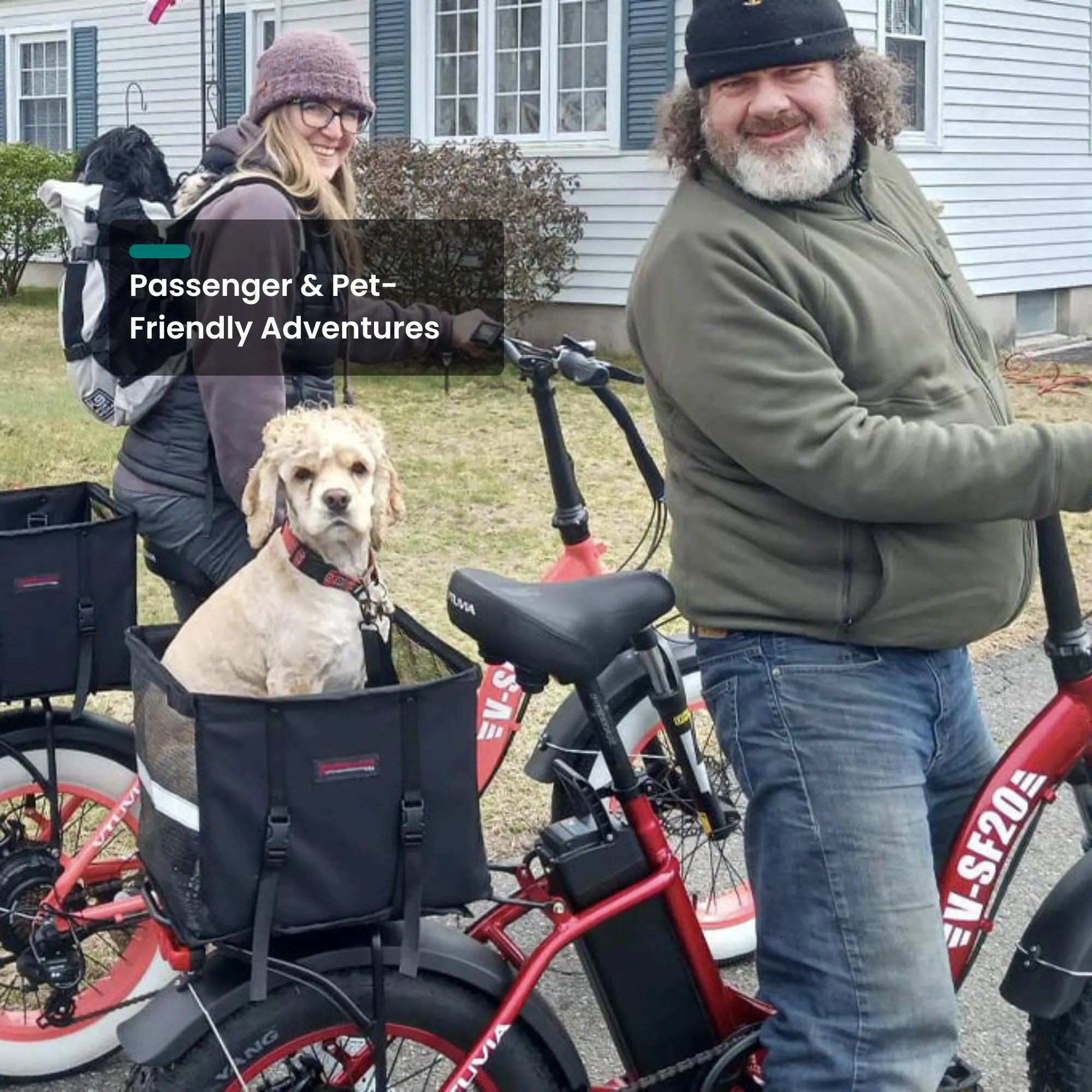 SF20H folding e-bike designed for families, carrying kids or pets with ease | VTUVIA SF20H E-bike