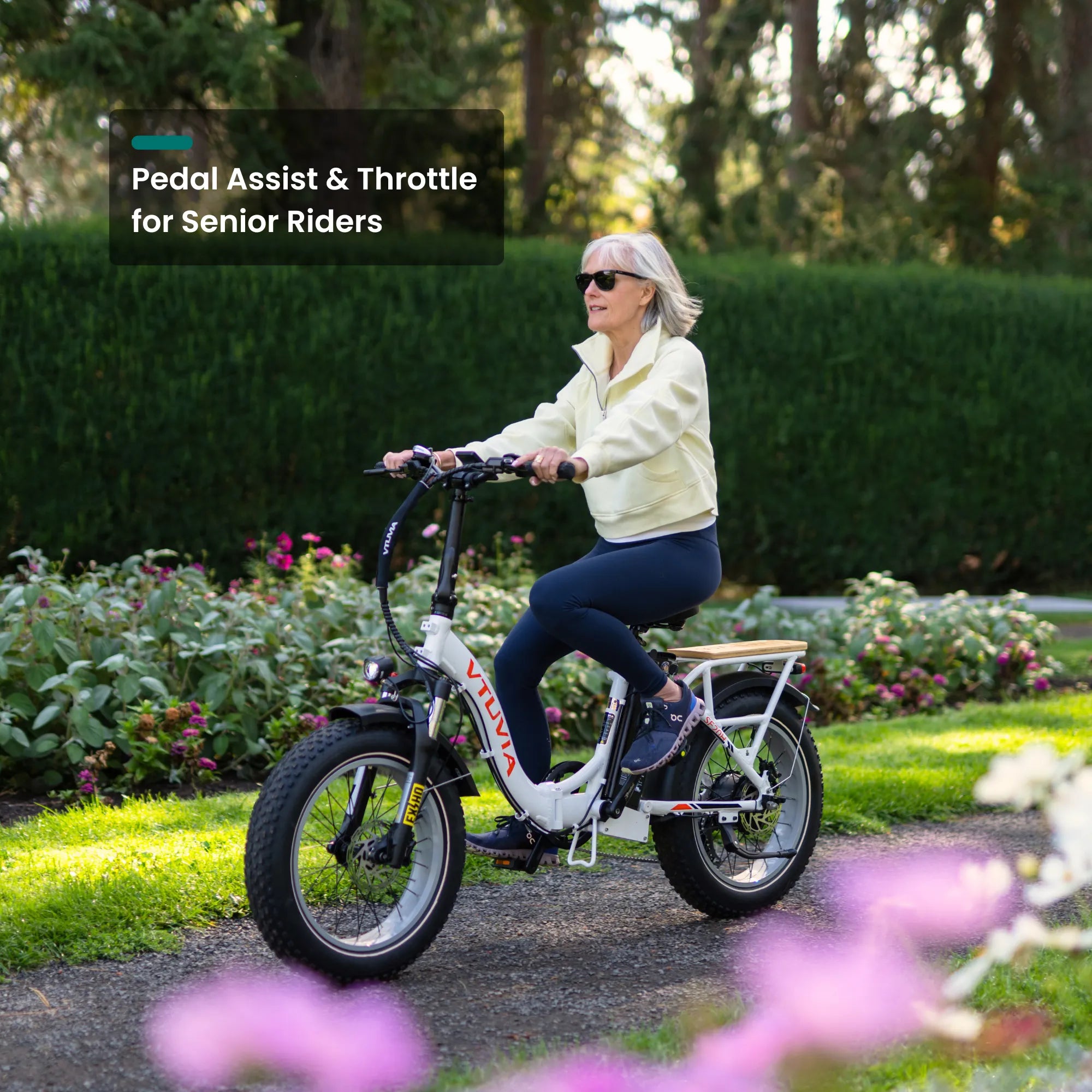 Step Through Electric Bike 20inch Folding Electric Bikes #color_white