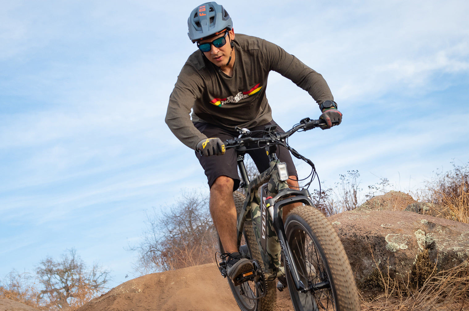 SN100 750W fat tire electric mountain bike for hunting and adventure