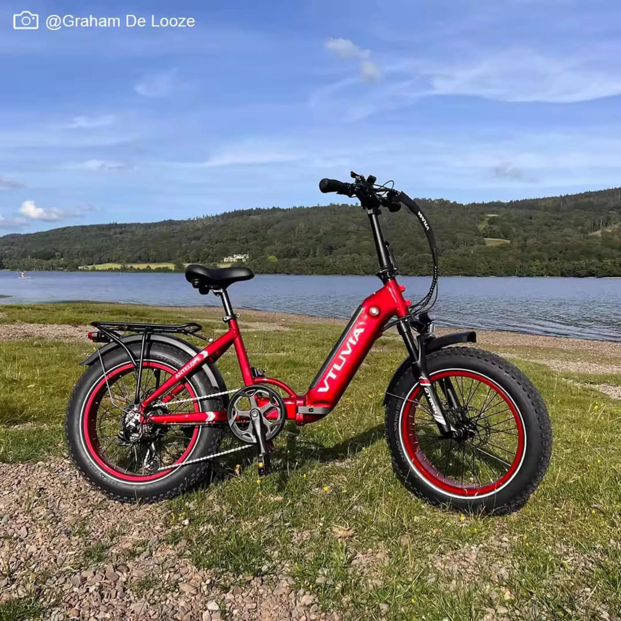 Fat Tire Folding Electric Bike#color_red