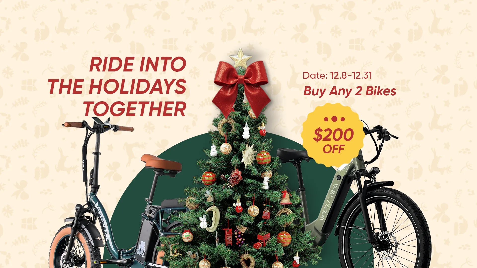 Christmas Sale | VTUVIA Ebikes