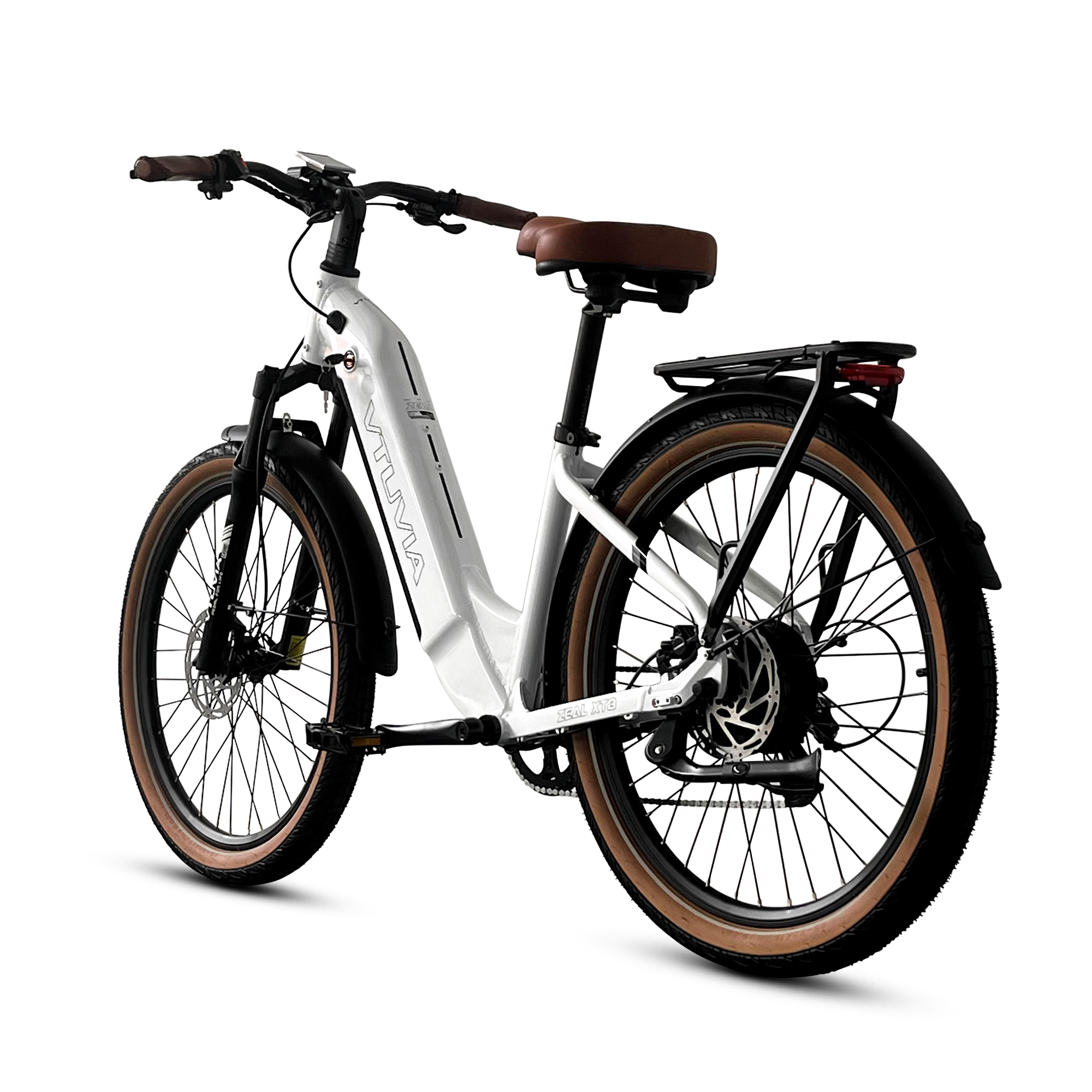 Zeal XT8 torque sensor e-bike with oversized saddle for comfort