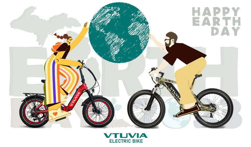 Celebrate Earth Day with Vtuvia: Making a Greener Future with Electric Bikes