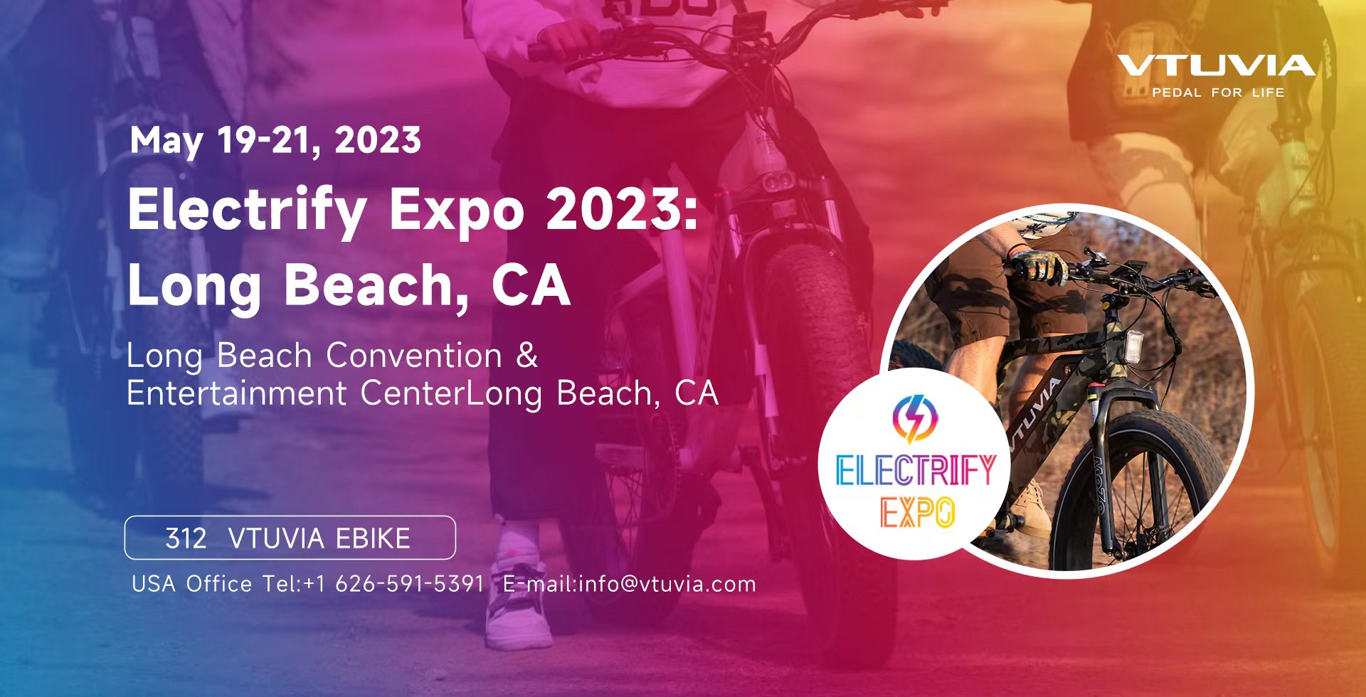 Electrify Expo 2023: Vtuvia's Innovative Electric Bikes on Display - VTUVIA EBIKE