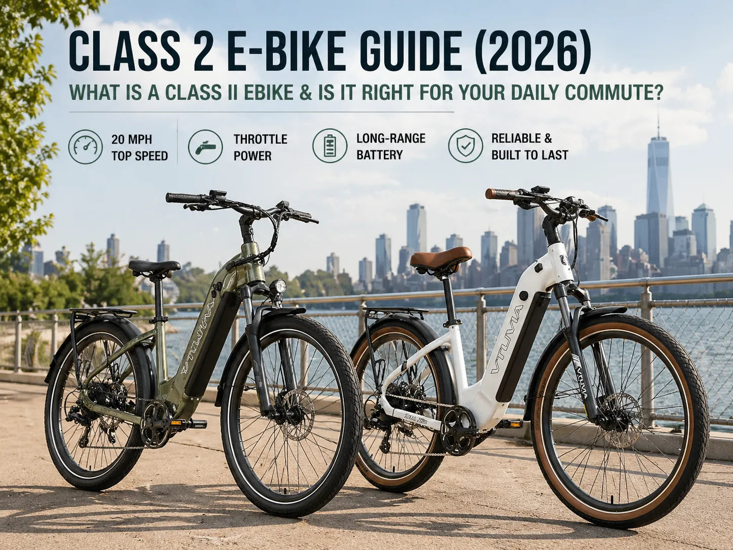 Class 2 E-Bike Guide (2026): What Is a Class II Ebike &amp; Is It Right for Your Daily Commute?