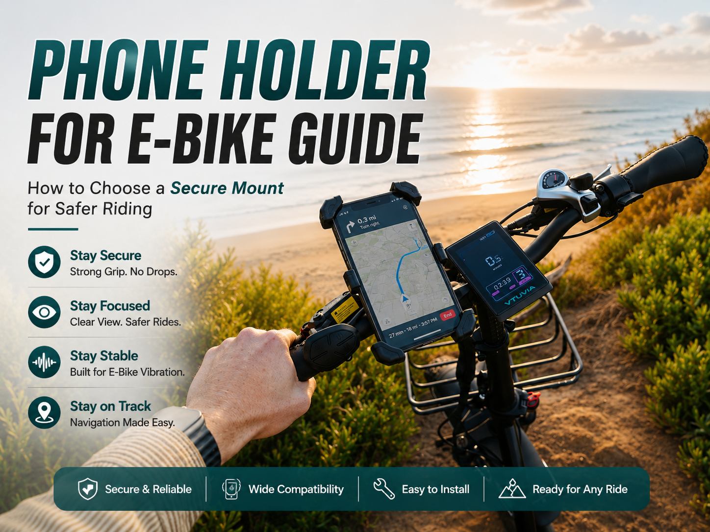 How to Choose the Best E-Bike Phone Holder for Safer Riding in 2026