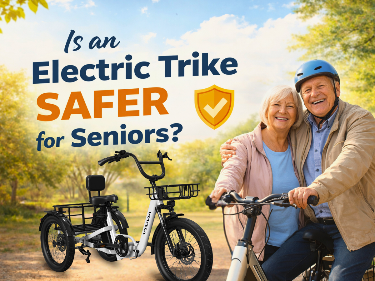 Is an Electric Trike Safer Than a Bike for Seniors? (Stability, Balance & Safety Guide 2026)