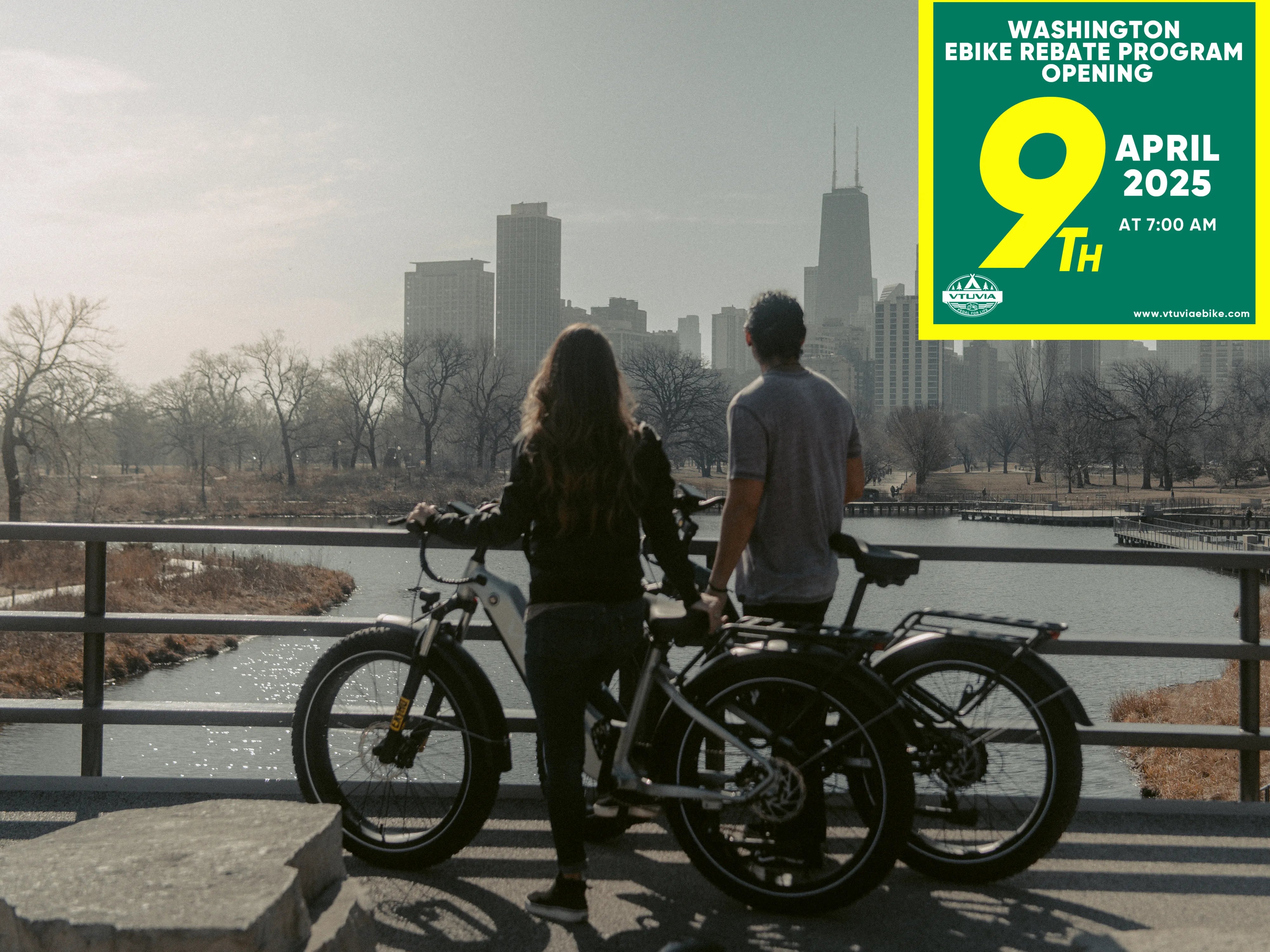 Washington State First E Bike Rebate Program Start April 9 2025