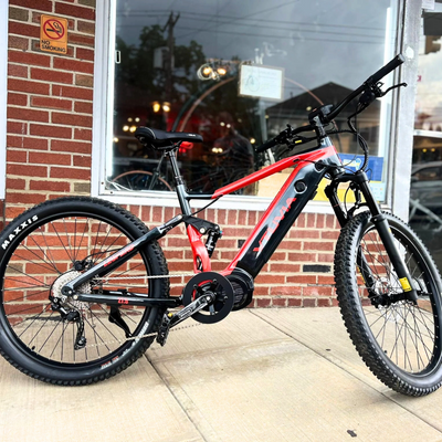electric bike mountain e bike bicycle full suspension VTUVIA FMB Full Suspension Mid-drive Electric Mountain Bike