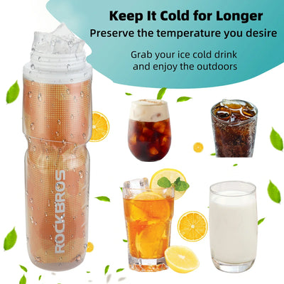 ROCKBROS 24OZ Insulated Bike Water Bottle