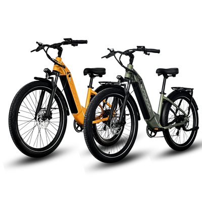 Electric Commuter Bike |Step Through Electric Bike Combo | Electric Crusier 