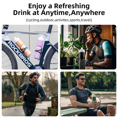 ROCKBROS 24OZ Insulated Bike Water Bottle