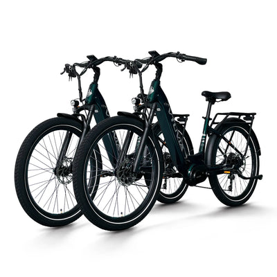 CMB Pro urban e-bike comfortable seat and ergonomic design