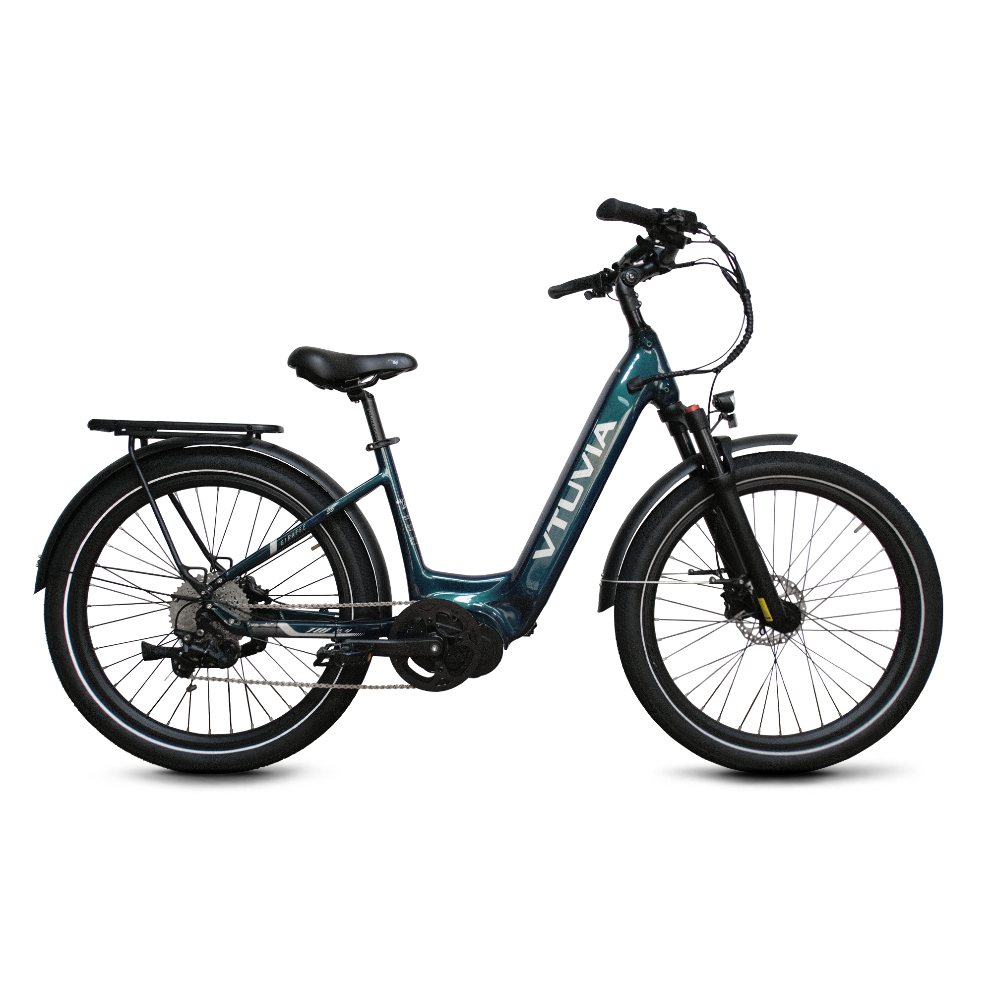 Mid Drive 500W Electric Bike | VTUVIA E-bike 