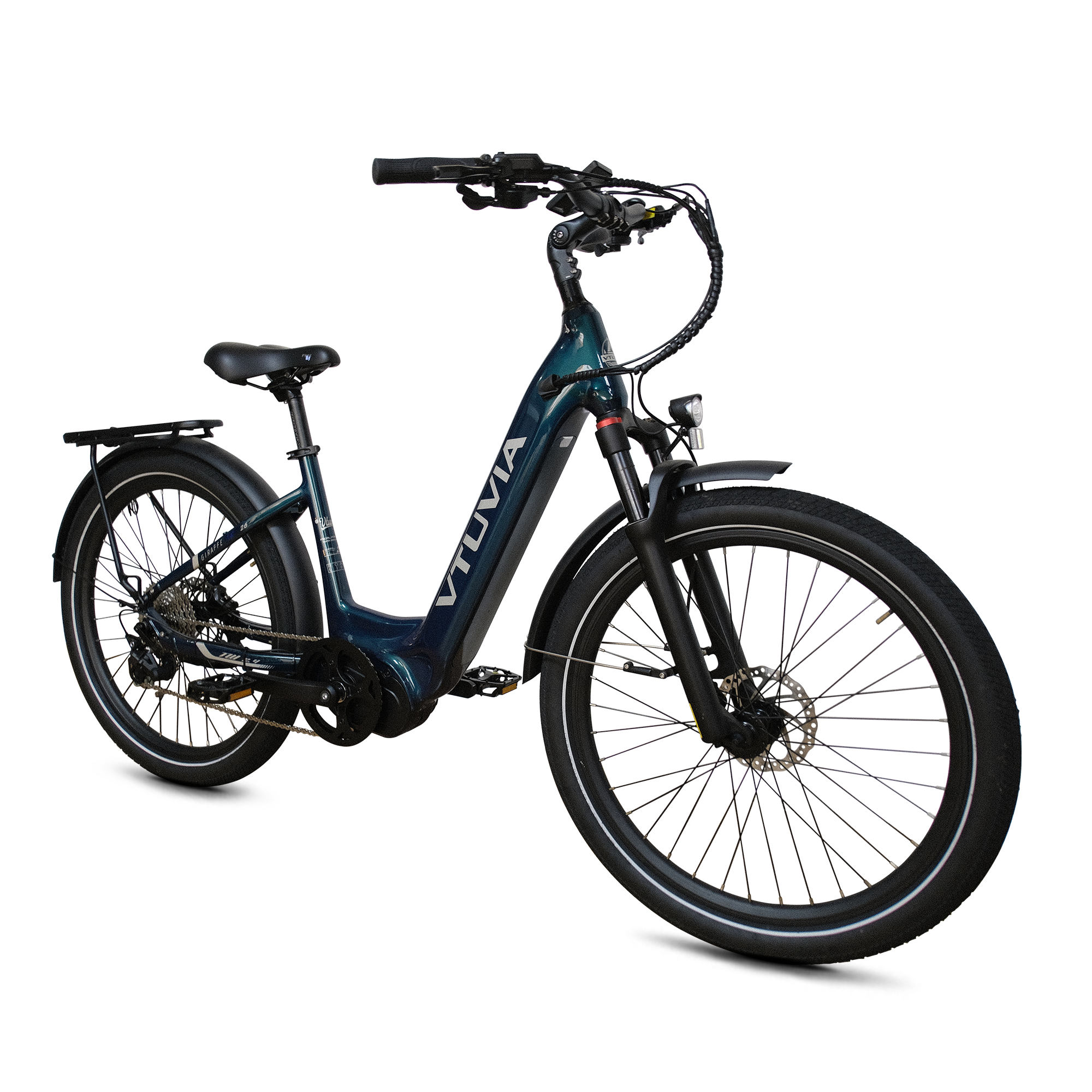 Mid Drive 500W Electric Bike | VTUVIA E-bike 