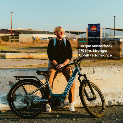 CMB Pro electric bike with torque sensor for smooth pedaling #color-metallic-Silver