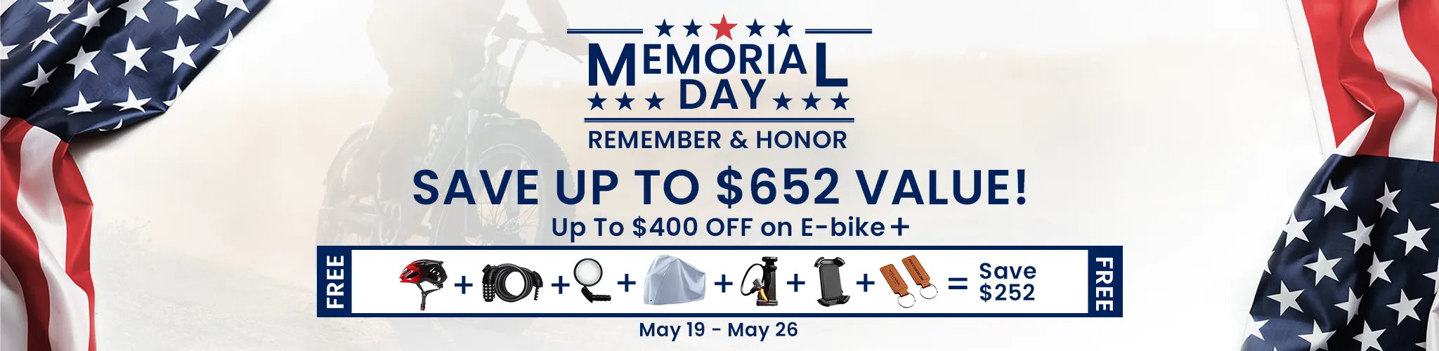 Memorial Day sale | VTUVIA Electric Bikes