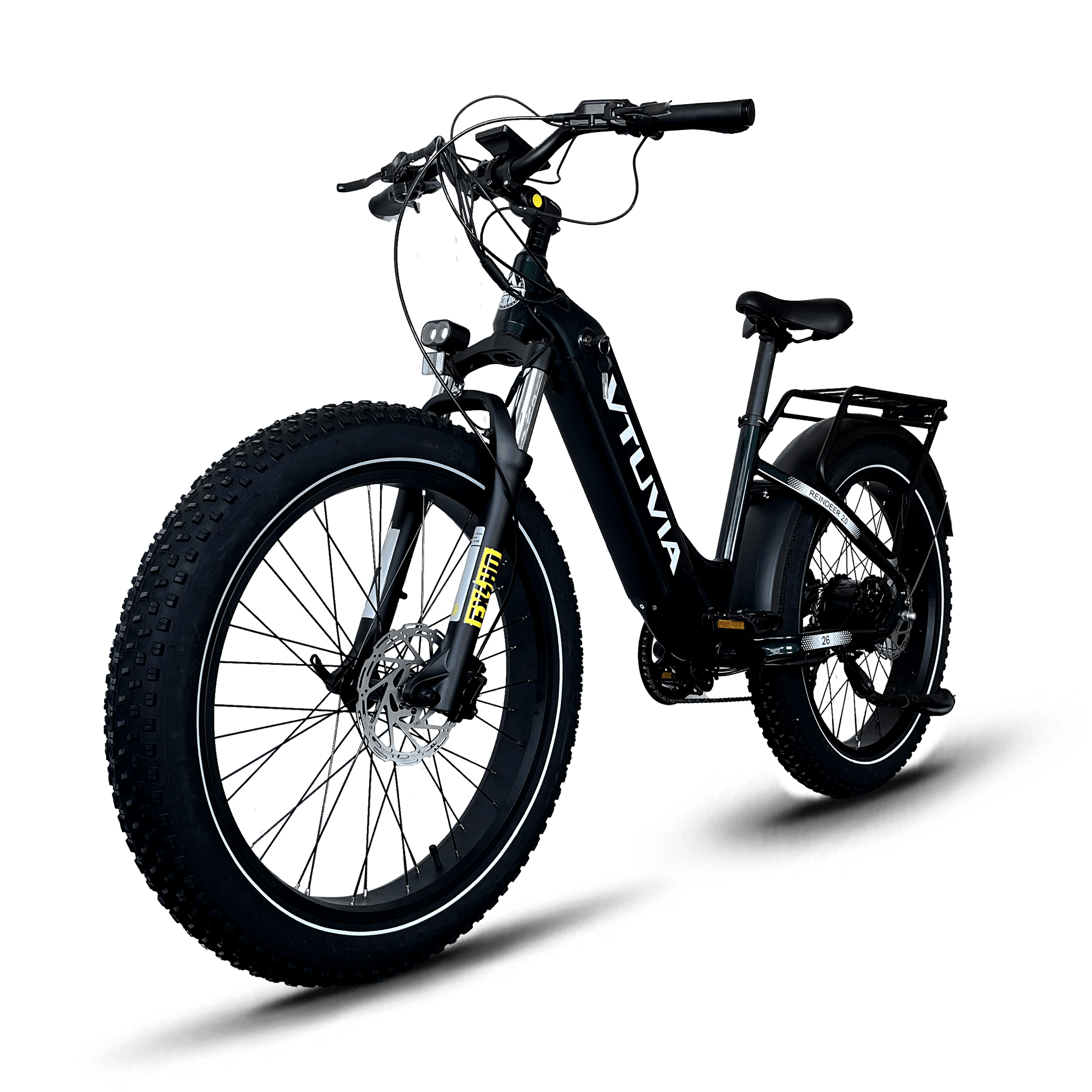 Fat Tire Step-thru 750W Electric Bike | VTUVIA Reindeer #color_dark-blue