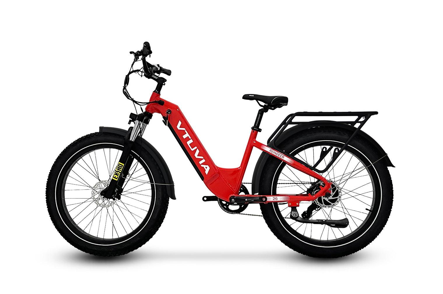 vtuvia-commuter-ebike-reindeer-26Inch-Step-Thru-Fat-Tire-electric-bikes