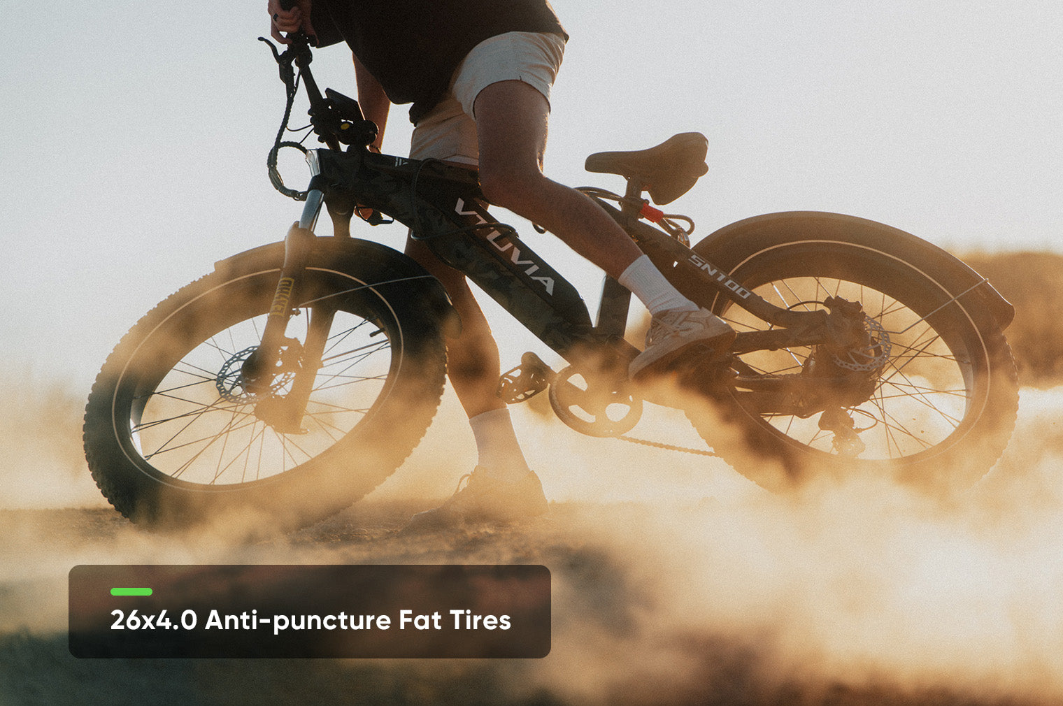 Best Hunting Adventure Fat Tire Electric Bikes | VTUVIA SN100 #color_camo