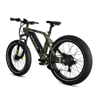 VTUVIA SN100 Hunting-Ready Ebike C 26 All-Terrain Fat Tires, Camouflage Look, 750W Rear Motor, 70 mi Range, Torque Sensor, Rugged Frame Design VTUVIA SN100 Hunting-Ready Ebike C 26 All-Terrain Fat Tires, Camouflage Look, 750W Rear Motor, 70 mi Range, Torque Sensor, Rugged Frame Design