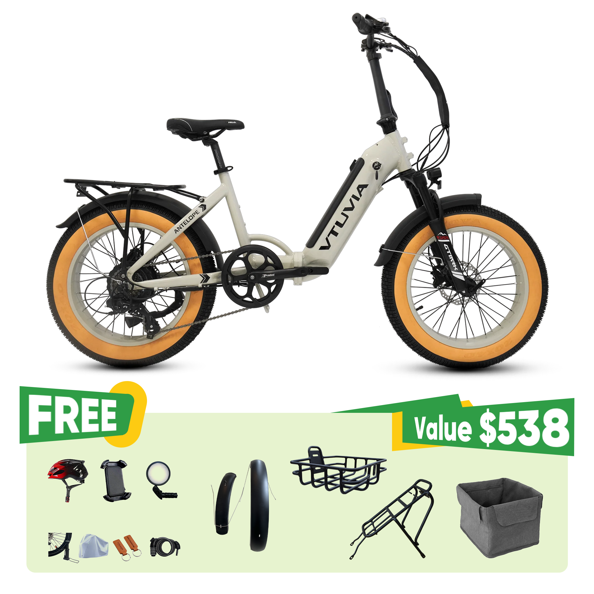 Foldable Electric Bike#color_white