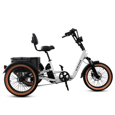 stable three-wheel electric trike for older riders 