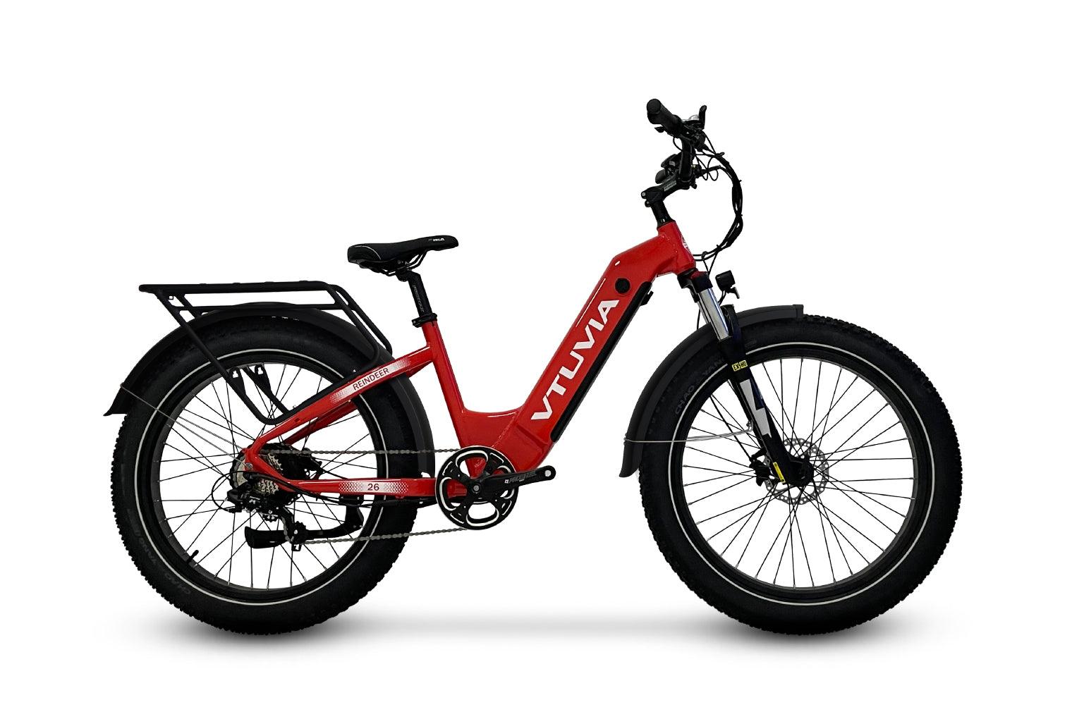 vtuvia-commuter-ebike-reindeer-26Inch-Step-Thru-Fat-Tire-electric-bikes