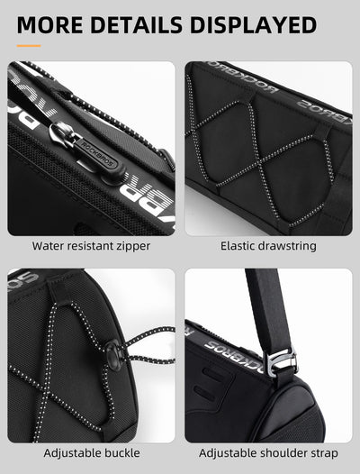 ROCKBROS 1.5L Bike Handlebar Bag - Reflective Front Handlebar Bag for MTB  Road Bikes