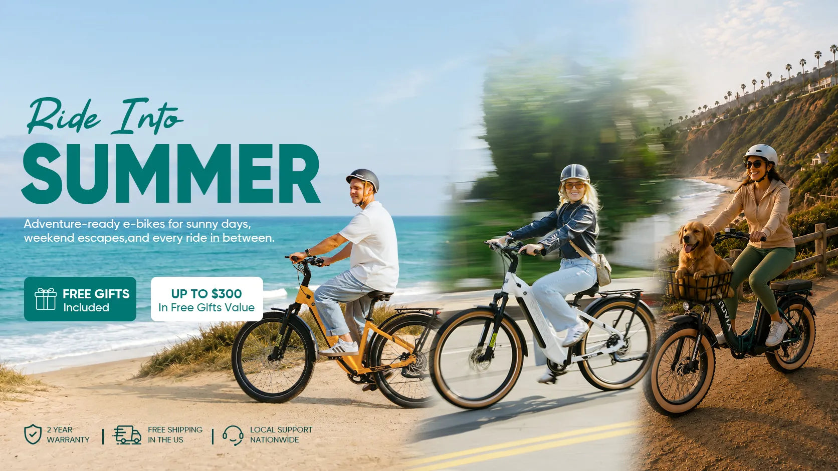 Ride Into Summer | VTUVIA Electric  Bikes