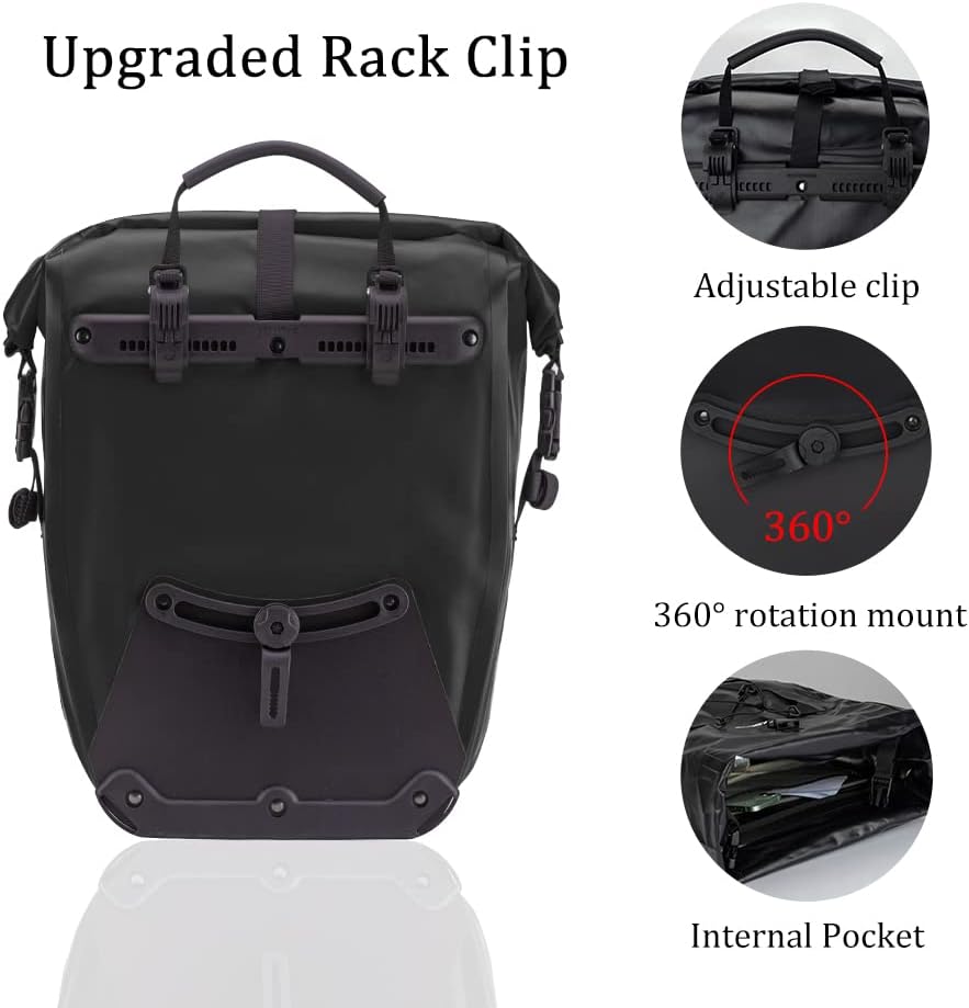 Bike Panniers Waterproof for Rear Rack