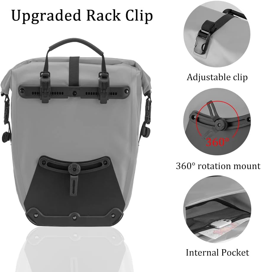 Bike Panniers Waterproof for Rear Rack
